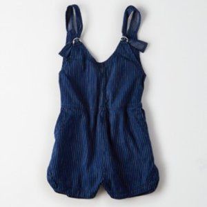 American Eagle Striped Overall